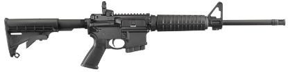 Picture of Ruger 8511 Ar-556 *Co/Md Compliant 5.56X45mm Nato 16.10" 10+1 Black Hard Coat Anodized Black 6 Position Stock Black Polymer Grip Right Hand 