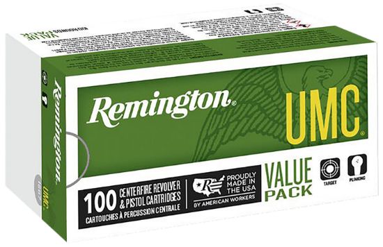 Picture of Remington Ammunition R23970 Umc Value Pack 357 Mag 125 Gr Semi Jacketed Hollow Point 100 Per Box/ 6 Case 