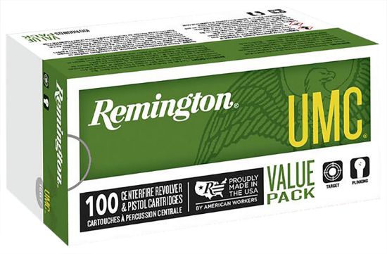 Picture of Remington Ammunition 23771 Umc Value Pack 38 Special +P 125 Gr Jacket Hollow Point 100 Per Box/ 6 Case 