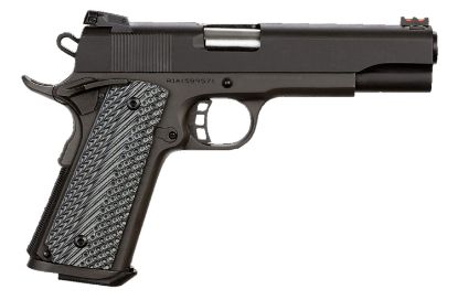 Picture of Rock Island 51719 Rock Ultra Fs 40 S&W Caliber With 5" Barrel, 8+1 Capacity, Overall Black Parkerized Finish Steel, Beavertail Frame, Serrated Slide & Black/Gray G10 Grip 