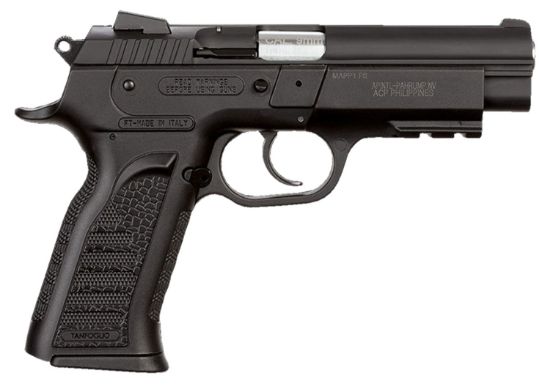 Picture of Rock Island 51655 Mapp Fs 9Mm Luger Caliber With 4.40" Barrel, 16+1 Capacity, Overall Black Parkerized Finish, Picatinny Rail/Beavertail Frame, Serrated Steel Slide & Black Polymer Grip 