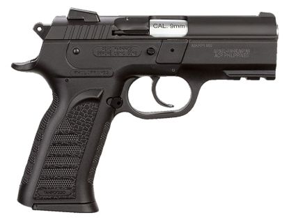 Picture of Rock Island 51656 Mapp 9Mm Luger Caliber With 3.75" Barrel, 16+1 Capacity, Overall Black Parkerized Finish, Picatinny Rail/Beavertail Frame, Serrated Steel Slide & Black Polymer Grip 