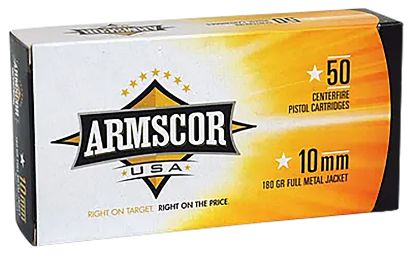 Picture of Armscor Fac102n Usa 10Mm Auto 180 Gr Full Metal Jacket 50 Per Box/ 20 Case 
