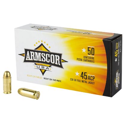 Picture of Armscor Fac4512n Usa 45 Acp 230 Gr Full Metal Jacket 50 Per Box/ 20 Case 