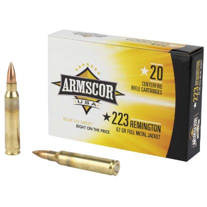 Picture of Armscor Fac2238n Usa 223 Rem 62 Gr Full Metal Jacket 20 Per Box/ 50 Case 