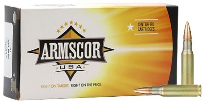Picture of Armscor Ac3082n Usa 308 Win 168 Gr Hollow Point Boat Tail 20 Per Box/ 10 Case 