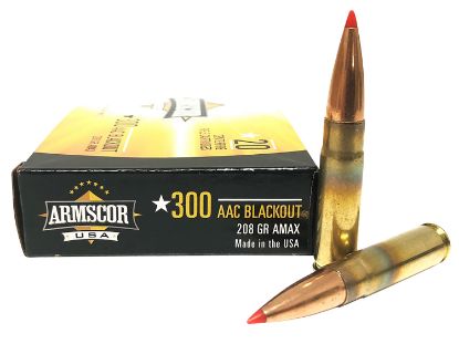 Picture of Armscor Fac300aac2n Usa 300 Blackout 208 Gr Hornady A Max 20 Per Box/ 10 Case 