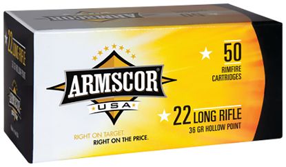 Picture of Armscor 50015Ph Precision 22 Lr 36 Gr High Velocity Hollow Point 50 Per Box/ 100 Case 