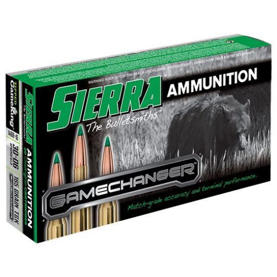 Picture of Sierra Bullets  Game Changer 30-06 Springfield 165 Gr Tgk 20Rd Pack