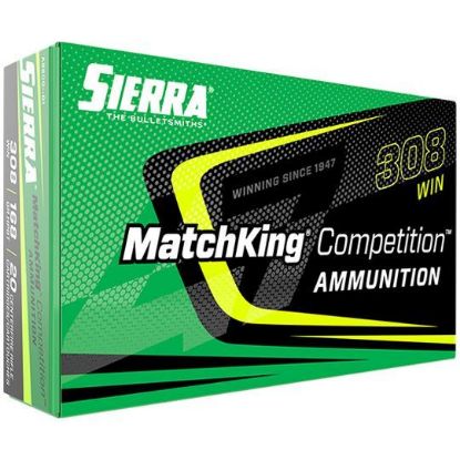 Picture of Sierra Bullets  Matchking 308 Winchester 168 Gr Hpbt 200Rd Case (Pack 10)