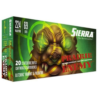 Picture of Sierra Bullets  Prairie Enemy 224 Valkyrie 69 Gr Blitzking 20Rd Pack