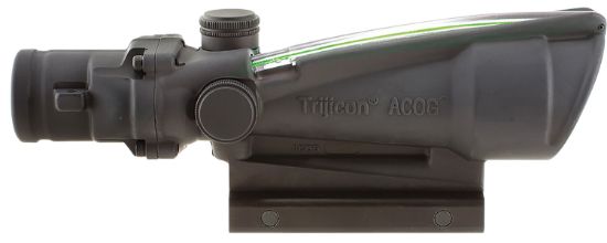 Picture of Trijicon 100416 Acog Matte Black 3.5X35mm Illuminated Green Crosshair 300 Blk Bdc Reticle 