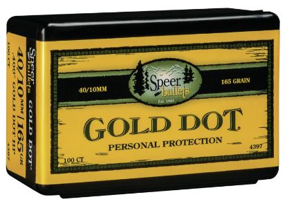 Picture of Speer Bullets 4397 Gold Dot Personal Protection 40 Caliber .400 165 Gr Hollow Point 100 Box 