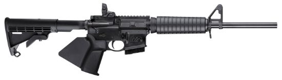 Picture of Smith & Wesson 12001 M&P15 Sport Ii *Ca Compliant 223 Rem/5.56 Nato 10+1 16" Steel Barrel Target Crown Muzzle, Matte Black Receiver, Black Fixed Stock, Paddle Grip 