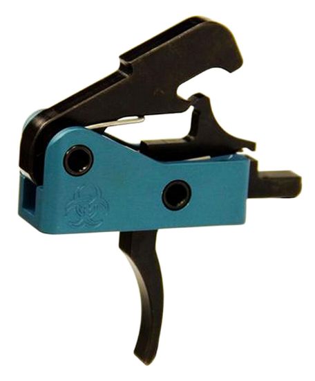 Picture of Black Rain Ordnance Brodit Drop-In Curved Trigger With 3.50 Lbs Draw Weight For Ar-Platform 