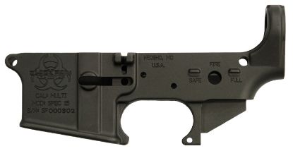 Picture of Black Rain Brospec15lr Spec15 Forged Lower Multi-Caliber 7075-T6 Aluminum Black Anodized For Ar-Platform 