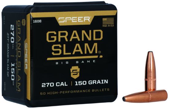 Picture of Speer 1608 Grand Slam 270 Cal .277 150 Gr Soft Point 50 Per Box/ 5 Case 