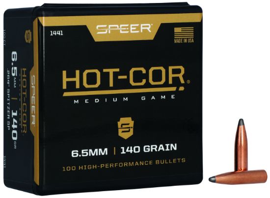 Picture of Speer 1441 Hot-Cor 264 Cal .26 140 Gr Spitzer Soft Point 100 Per Box/ 5 Case 