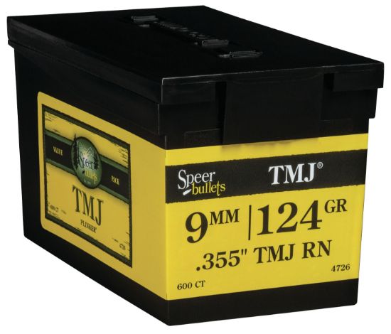 Picture of Speer 4726 Tmj Value Pack 9Mm .355 124 Gr Total Metal Jacket 600 Per Box/ 1 Case 