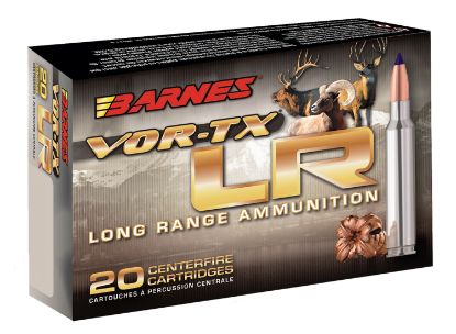 Picture of Barnes Bullets 29013 Vor-Tx Long Range 300 Win Mag 190 Gr Lrx Boat Tail 20 Per Box/ 10 Case 
