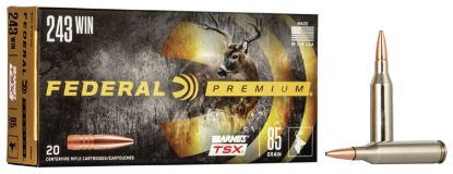 Picture of Federal P243k Premium 243 Win 85 Gr Barnes Tsx 20 Per Box/ 10 Case 