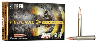 Picture of Federal P3006af Premium 30-06 Springfield 165 Gr Barnes Tsx 20 Per Box/ 10 Case 