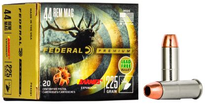 Picture of Federal P44xb1 Premium 44 Rem Mag 225 Gr Barnes Expander Brx 20 Per Box/ 10 Case 