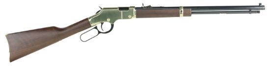 Picture of Henry H004 Golden Boy 22 Lr Caliber With 16 Lr/21 Short Capacity, 20" Octagon Barrel, Brasslite Metal Finish & American Walnut Stock Right Hand 