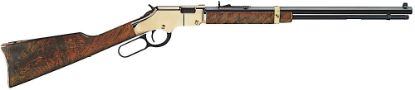 Picture of Henry H004m Golden Boy 22 Wmr Caliber With 12+1 Capacity, 20.50" Blued Barrel, Brasslite Metal Finish & American Walnut Stock Right Hand (Full Size) 