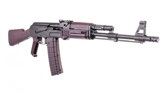 Picture of Arsenal Sam5 5.56X45mm Semi-Auto Milled Receiver Ak47 Rifle Plum Furniture 30Rd Plum Magazine