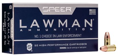 Picture of Speer 53620 Lawman 9Mm Luger 147 Gr Total Metal Jacket Round Nose 50 Per Box/ 20 Case 