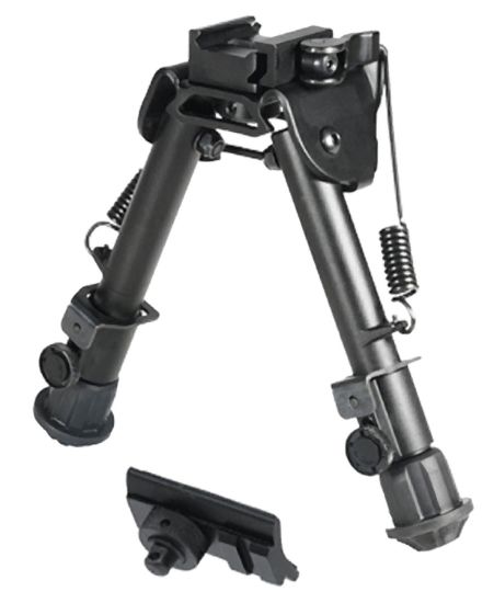 Picture of Utg Tl-Bp78q Tactical Op Bipod Black 5.9-7.3" Metal Quick Detach 