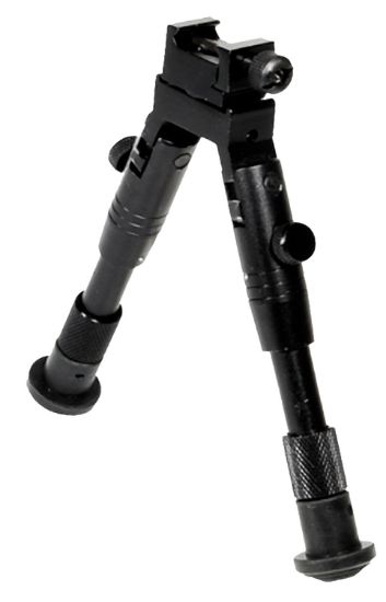 Picture of Utg Tl-Bp28s Shooter's Swat Bipod Matte Black 6.2-6.7" Aluminum 