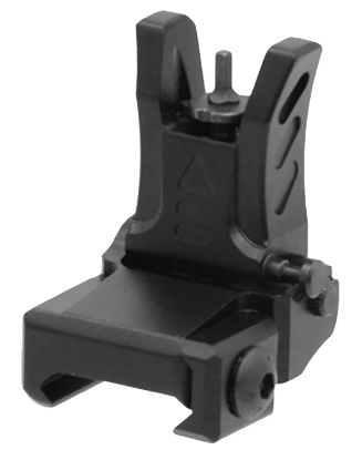 Picture of Utg Mnt755 Utg Accu-Sync Flip-Up Front Black Ar-15 Ar Platform Flip Up Back Up Front Sight 