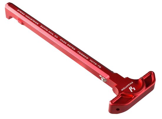 Picture of Strike Arslchred Latchless Charging Handle Ar-15 Red Anodized Aluminum 