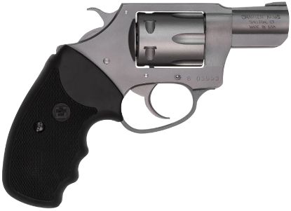 Picture of Charter Arms 72224 Pathfinder Small 22 Lr, 8 Shot 2" Stainless Steel Barrel & Cylinder, Anodized Aluminum Frame W/Black Finger Grooved Rubber Grip, Exposed Hammer 