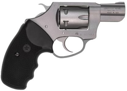 Picture of Charter Arms 72324 Pathfinder Small 22 Wmr, 8 Shot 2" Stainless Steel Barrel & Cylinder, Anodized Aluminum Frame W/Black Finger Grooved Rubber Grip, Exposed Hammer 