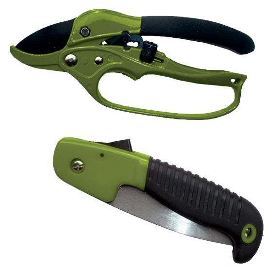 Picture of Hme Hcp2 Hunter's Combo Pack 7" Folding Saw Polymer Black With Shears 