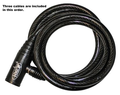 Picture of Hme Tcl3 Cable Lock Black 6' Long 3 Per Pkg 