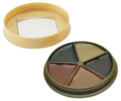 Picture of Hme Cmofp5 Camo Face Paint Kit Black/Brown/Green/Sand/Light Green 