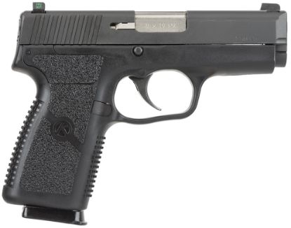 Picture of Kahr Arms Kp9094n P *Ca Compliant 9Mm Luger Caliber With 3.60" Barrel, 7+1 Capacity, Black Finish Frame, Serrated Matte Black Stainless Steel Slide, Polymer Grip & Truglo Night Sigts 