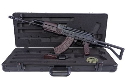 Picture of Arsenal Sam7sf 7.62X39mm Semi-Auto Rifle With Plum Furniture & Ar-M5f Rail System Plum 30Rd Mag