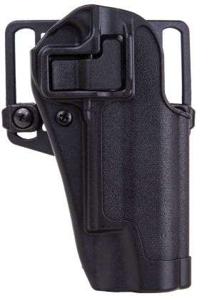 Picture of Blackhawk 410503Bkr Serpa Cqc Owb Size 03 Matte Black Polymer Belt Loop/Paddle Fits 1911 Government & Clones Right Hand 