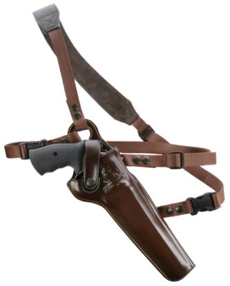 Picture of Galco Kk172h Kodiak Chest Holster Havana Brown Leather Sholder Strap,Torso Strap Fits Taurus Raging Bull Fits S&W 460/500 8.375" Right Hand 