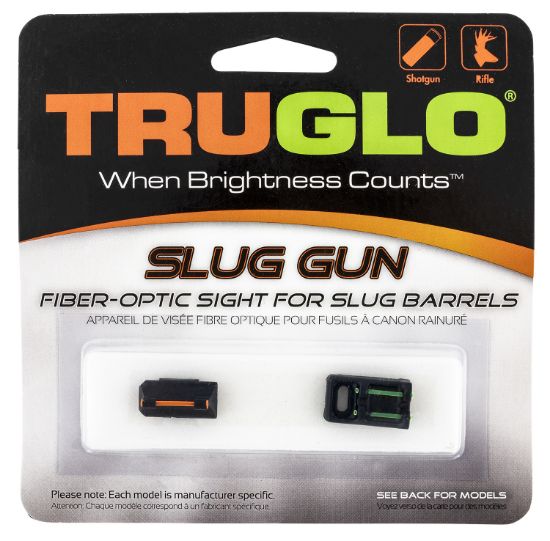 Picture of Truglo Tg961r Slug Gun Series Black | Red Fiber Optic Front Sight Green Fiber Optic Rear 