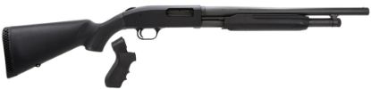 Picture of Mossberg 50521 500 Special Purpose 12 Gauge 5+1 3" 18" Barrel, Parkerized Finish, Aluminum Receiver, Synthetic Stock, Accu-Set Chokes, Includes Exclusive Pistol Grip Kit 