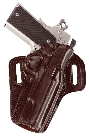 Picture of Galco Con266h Concealable Owb Havana Brown Leather Belt Slide Fits 1911 Right Hand 