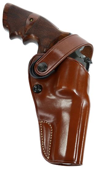 Picture of Galco Dao104 Dao Owb Tan Leather Belt Slide Fits S&W L Frame Fits Taurus 627 Fits 4" Barrel Right Hand 