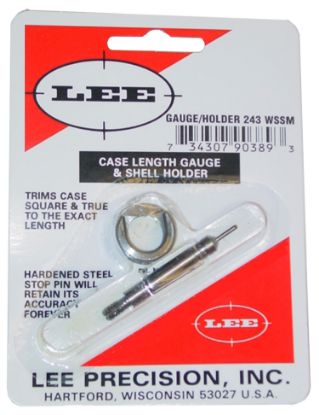 Picture of Lee Precision 90389 Case Length Gauge 243 Wssm Steel Rifle 