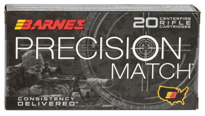 Picture of Barnes Bullets 30166 Precision Match 6.5 Creedmoor 140 Gr Open Tip Match Boat Tail 20 Per Box/ 10 Case 